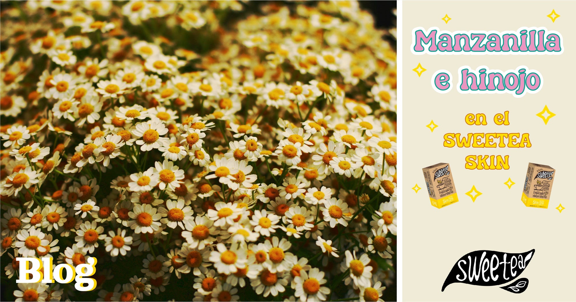 El té de Manzanilla - Hinojo del nuevo Sweetea Skin: tu piel más radiante que nunca