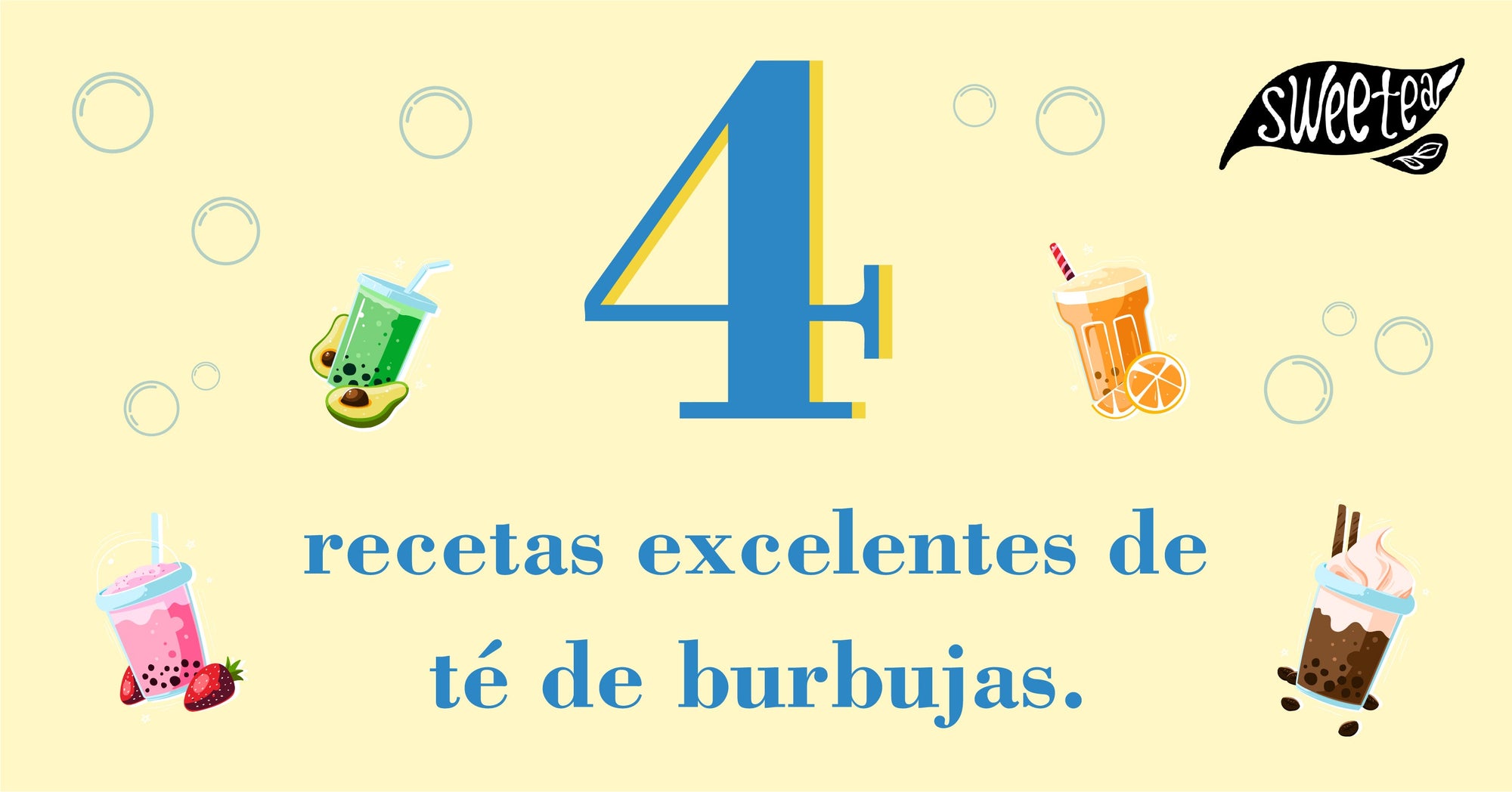 Las mejores recetas de Bubble Tea o Té de Burbujas