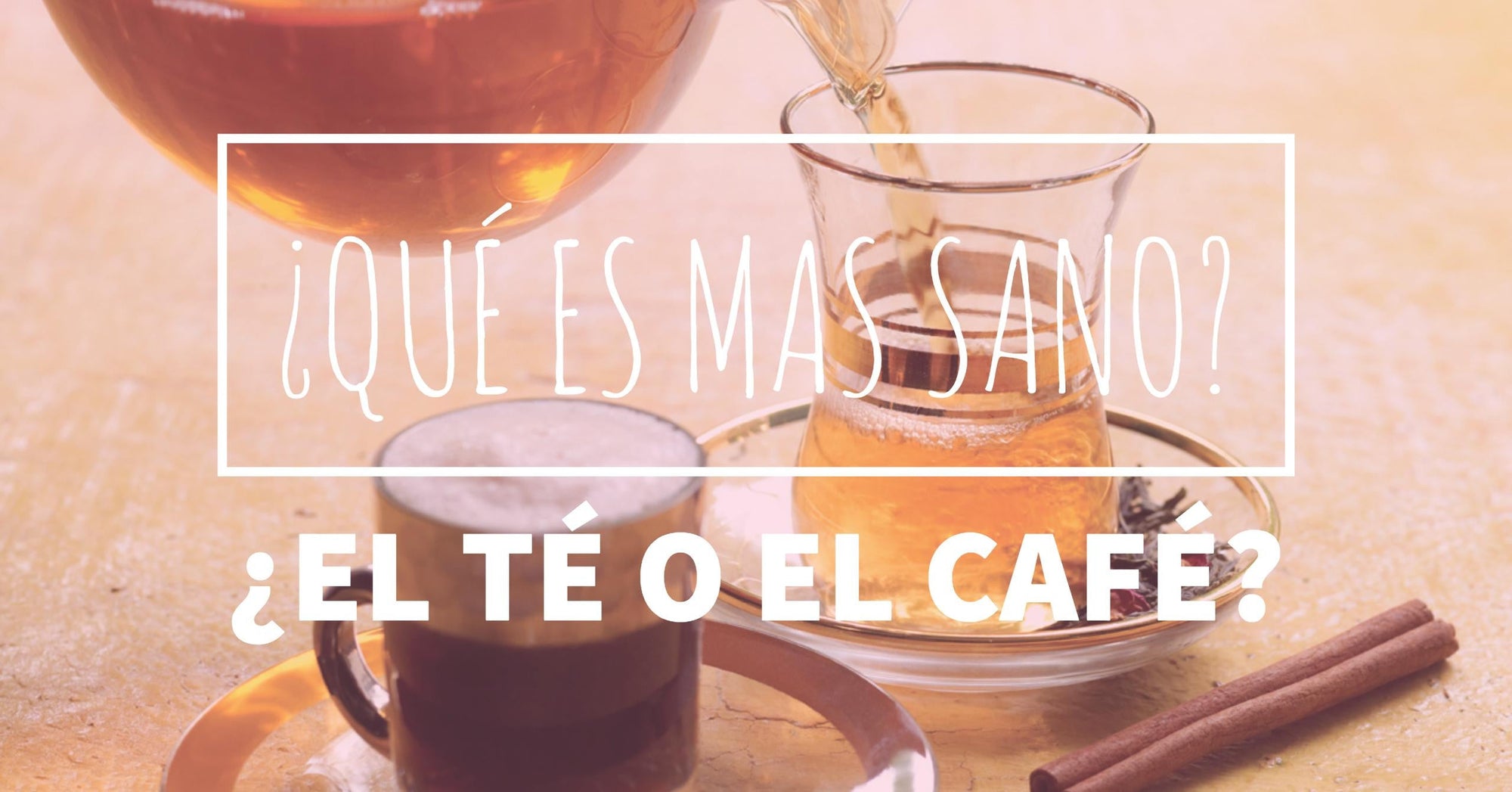 ¿Qué es más sano, el té o el café?